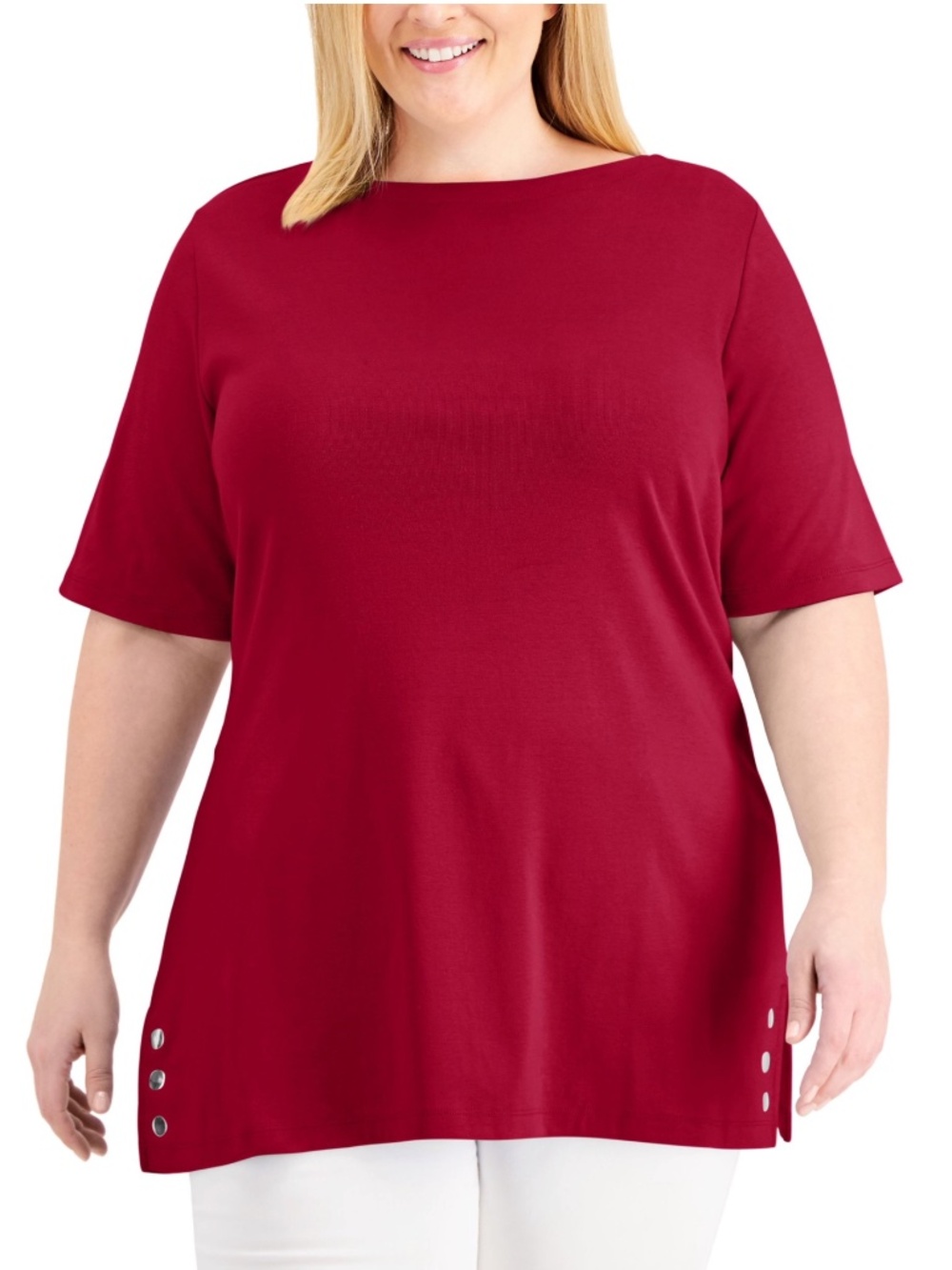 Karen Scott Boatneck Top Size: XXL